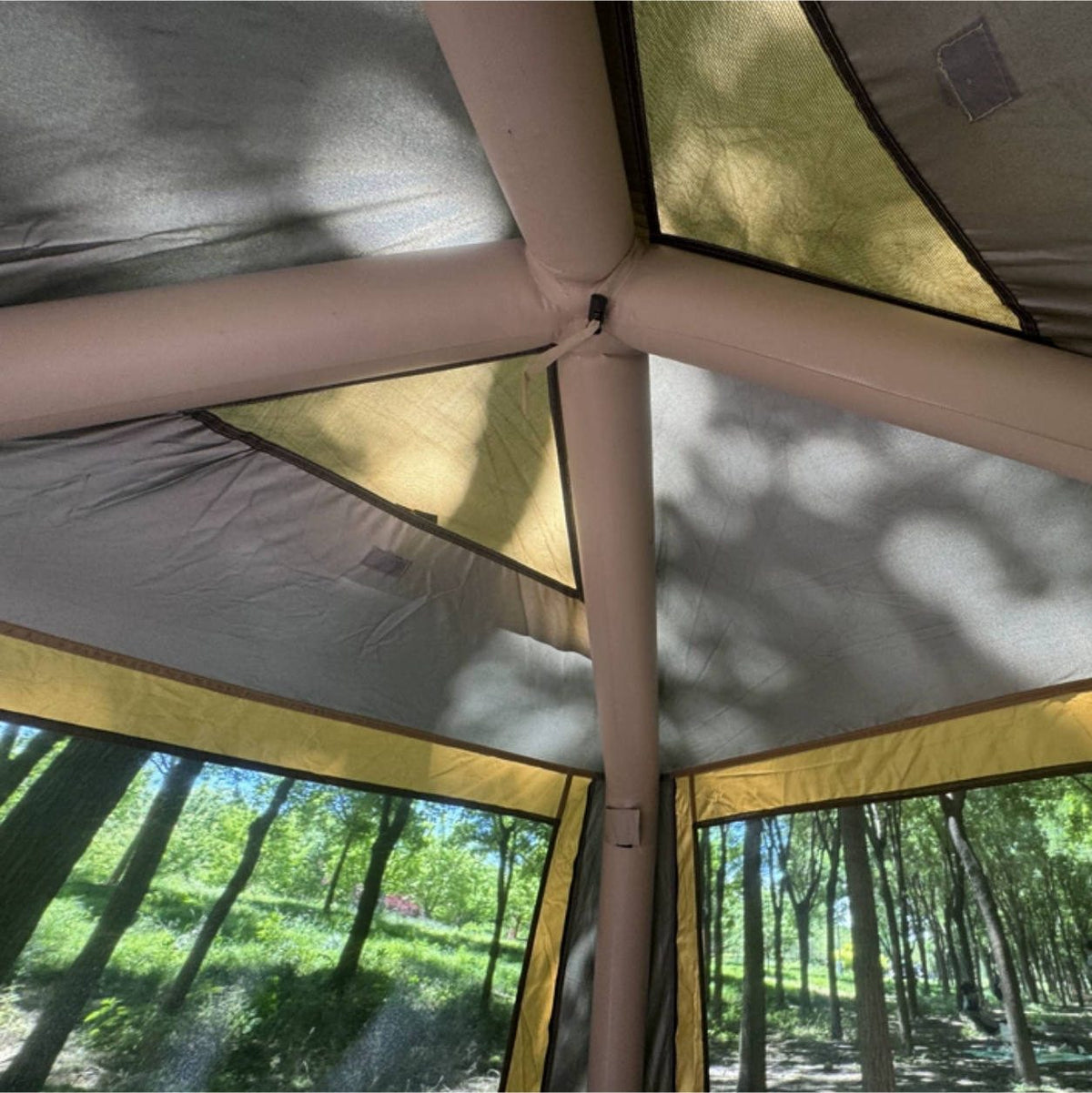 Traverseon Pole-Free Air Tent – 4–8 Person Inflatable Pop-Up Tent with Canopy