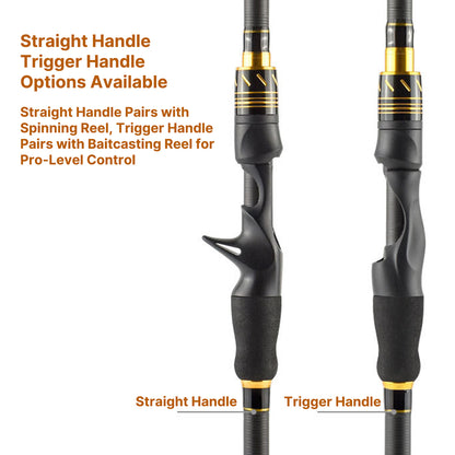 Carbon Fiber Telescopic Fishing Rod – Portable Lure Travel Pole