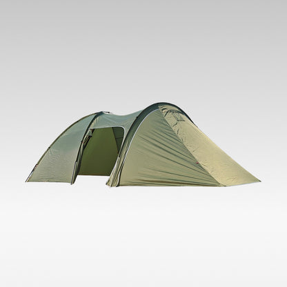 6-Person 4-Season Hot Tent with Awning & Stove Jack – Large Family Camping Tent – Traverseon