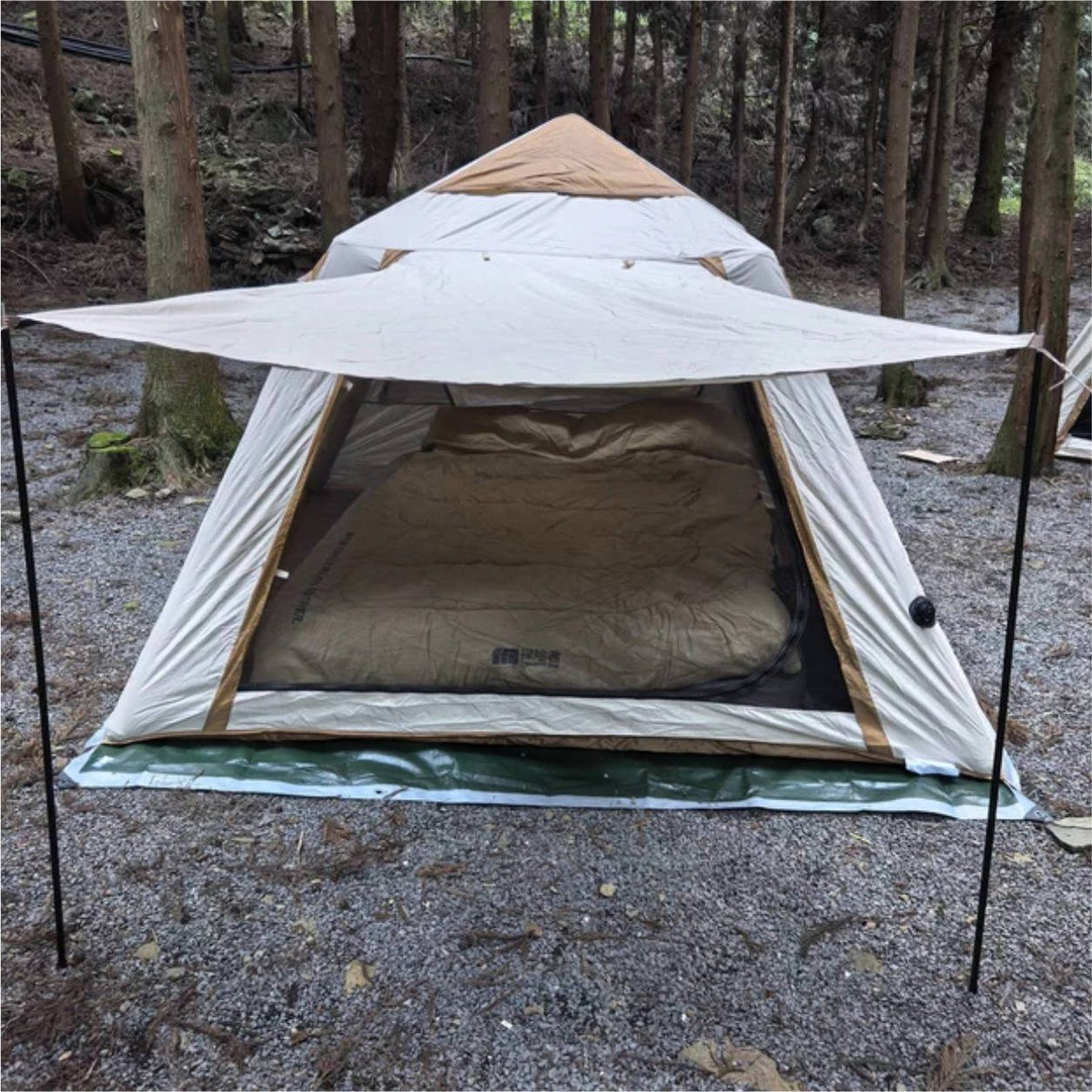 Traverseon Pole-Free Air Tent – 4–8 Person Inflatable Pop-Up Tent with Canopy