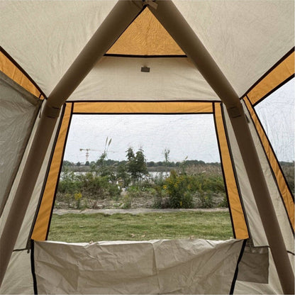 Traverseon Pole-Free Air Tent – 4–8 Person Inflatable Pop-Up Tent with Canopy