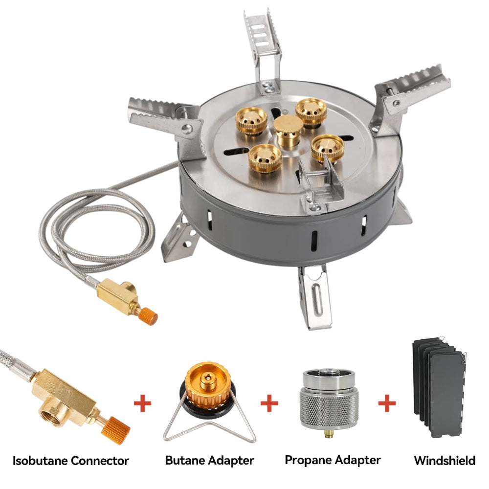 Traverseon BlazeCore™ 13800W Foldable Camping Stove