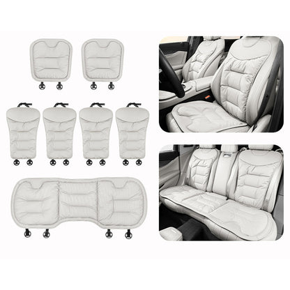 Breathable Napa Leather Car Seat Cover Full Set