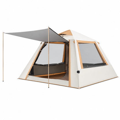 Traverseon Pole-Free Air Tent – 4–8 Person Inflatable Pop-Up Tent with Canopy