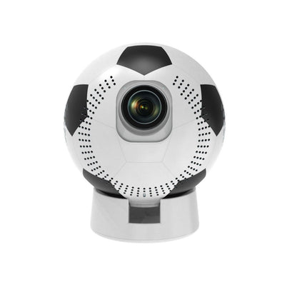 Soccer-Shaped Smart Projector – 360° WiFi6 Home Theater | Traverseon