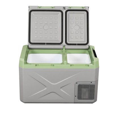 12V Portable Car Fridge 12/24V DC AC – Dual Zone -20°C Freezer Camping RV | Traverseon