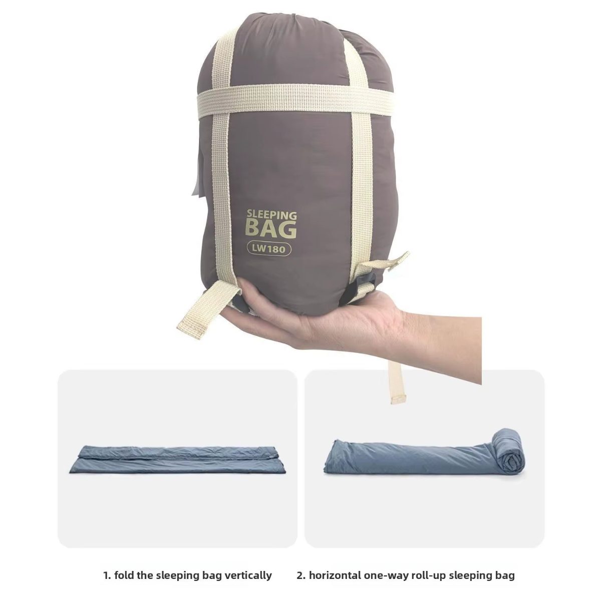 Traverseon 1P All-Season Ultralight Washable Envelope Sleeping Bag
