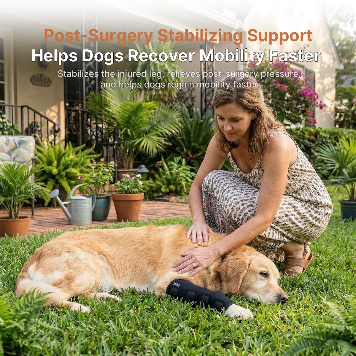 Dog Post-Surgery Leg Brace | Joint Support | Traverseon