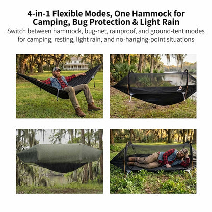Camping Hammock Tent – Waterproof Mosquito Net Hammock | Traverseon