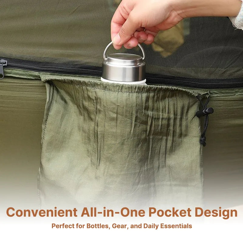 10s Setup Mosquito Hammock – Portable Camping Hammock with Net | Traverseon