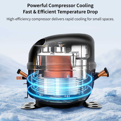 Portable Air Conditioner 4500/5200 BTU for 53–108 sq.ft – Camping RV AC | Traverseon
