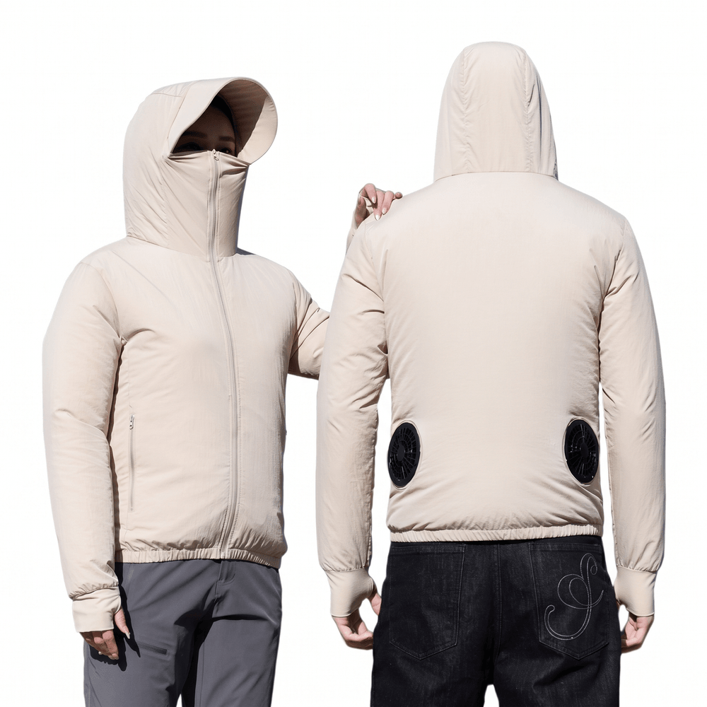 Cooling Fan Sun Protection Jacket – UPF50+ USB Outdoor Hoodie | Traverseon