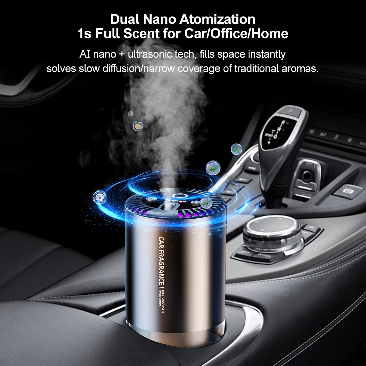 Starry Sky Aroma Diffuser – Dual Nano Atomizer, AI Auto Scent Control | Traverseon