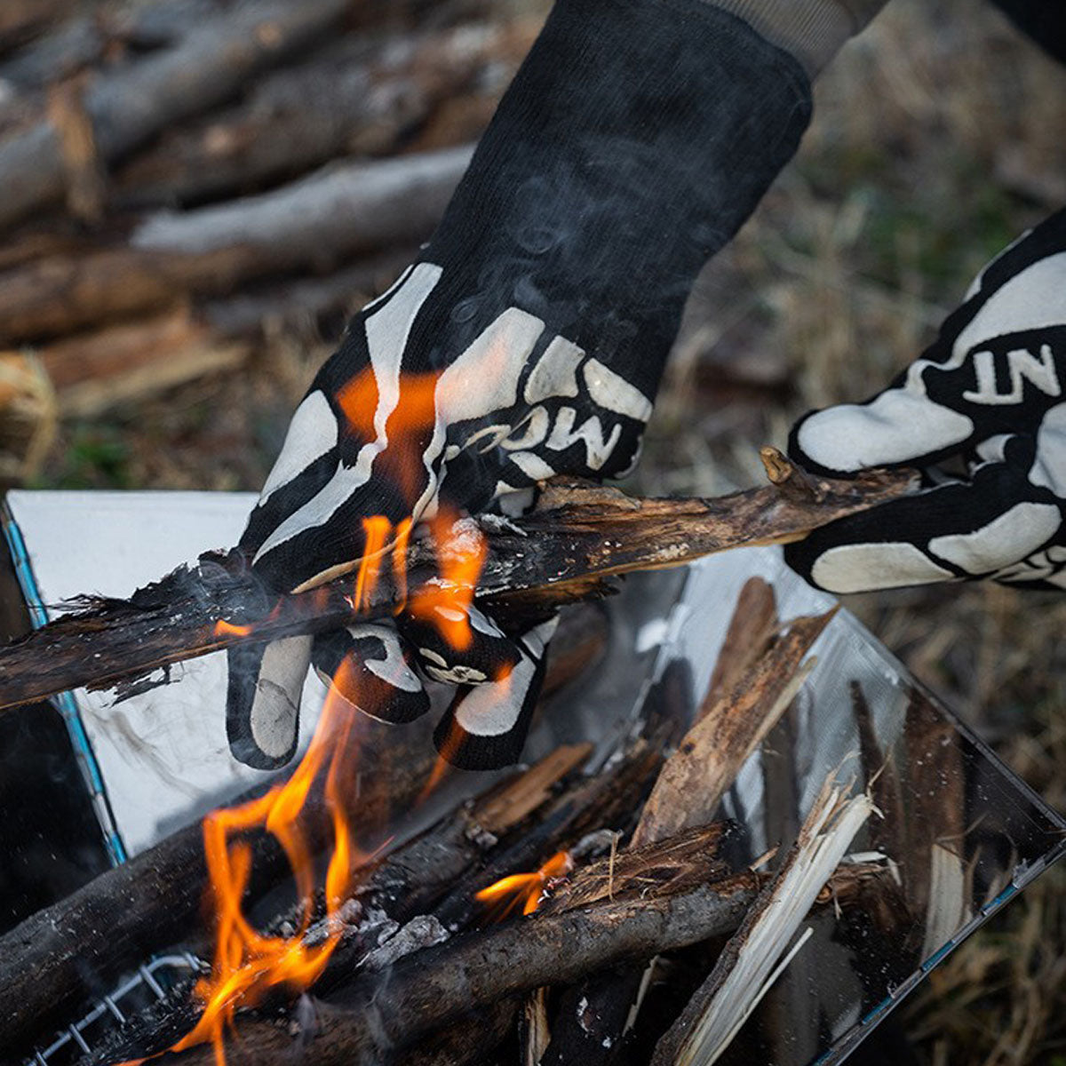 Heat Resistant BBQ & Camping Cooking Gloves