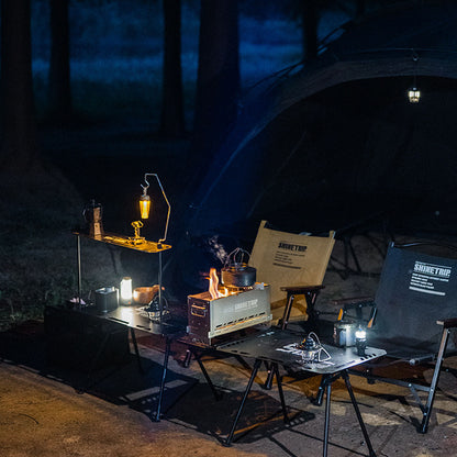 Wood Burning Camp Fire Pit – Secondary Combustion, Lightweight and Versatile