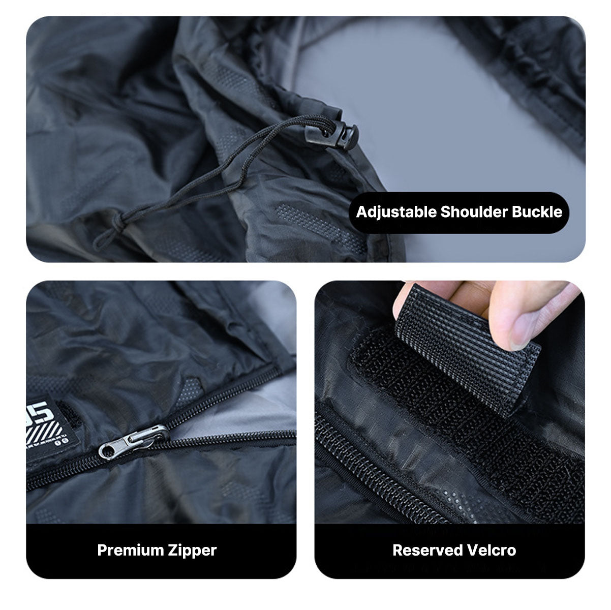 1P All-Season Sleeping Bag | Lightweight, WideFit Design for Outdoor Camping