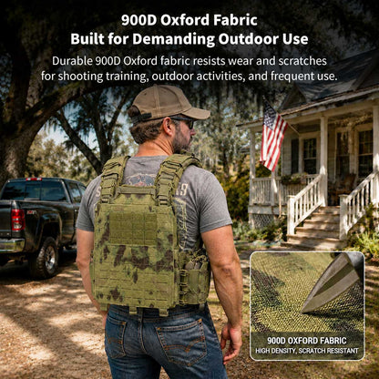900D Tactical Vest – Adjustable MOLLE Quick-Release Carrier | Traverseon