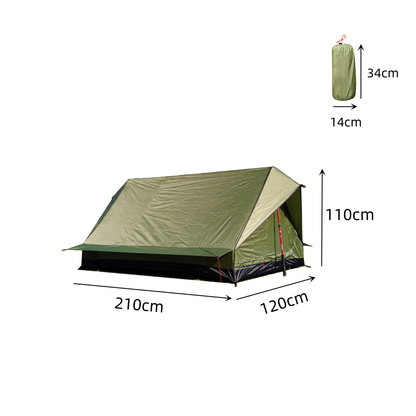 Freespan Trekking Pole Tent (Solo / Duo) — Ultralight A-Frame Shelter