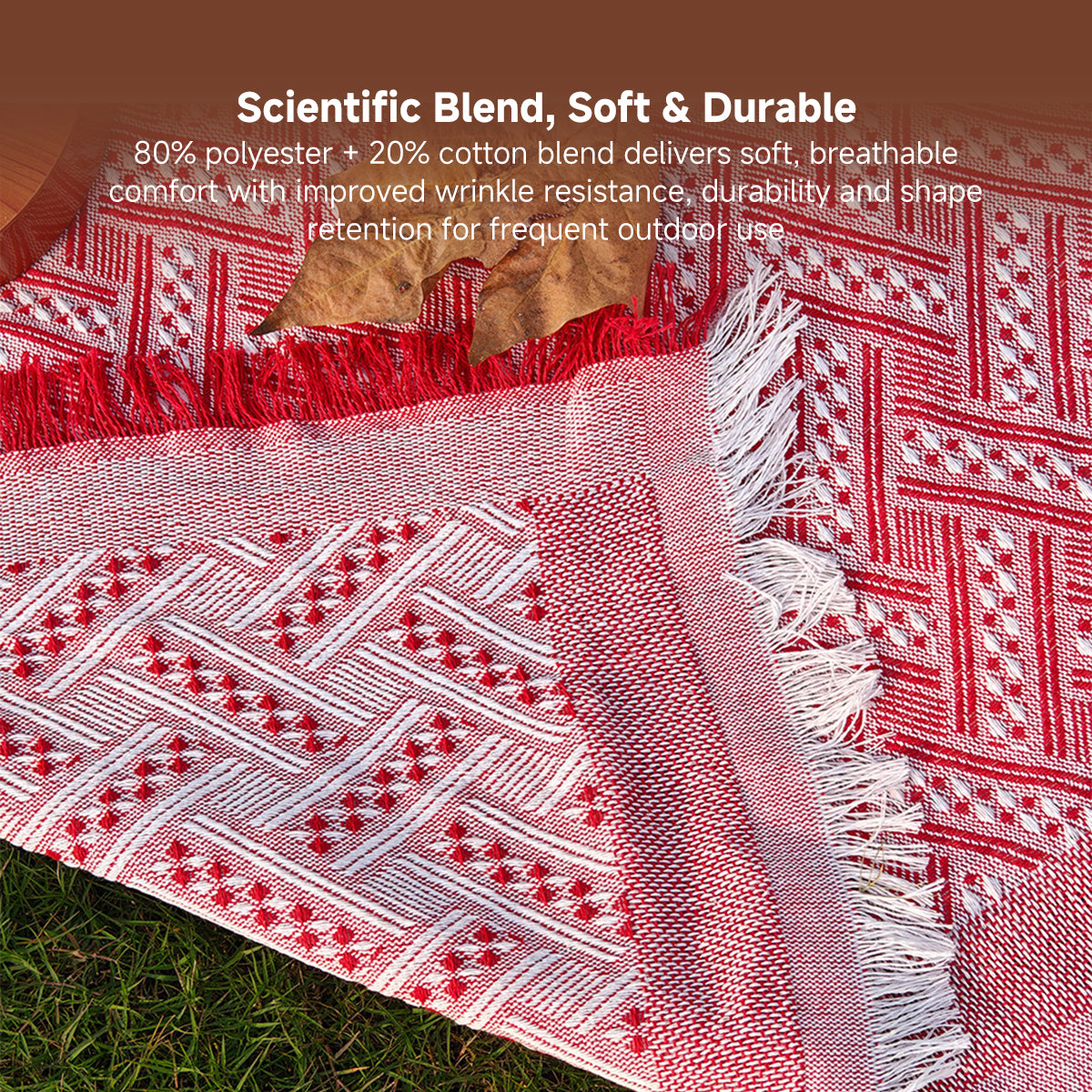 3-Season Camping Picnic Blanket – Moisture-Resistant Outdoor Travel Blanket | Traverseon