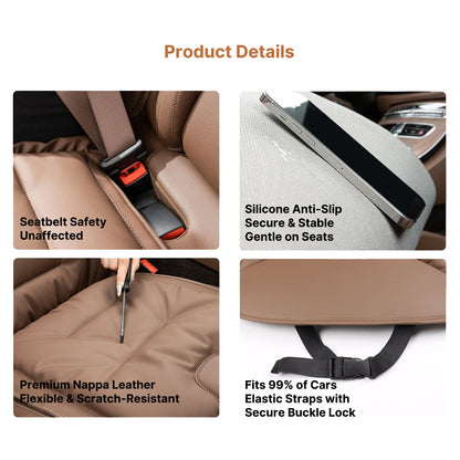 Breathable Napa Leather Car Seat Cover Full Set