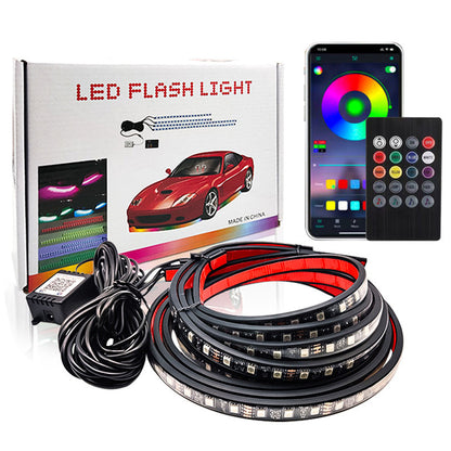 RGB Car Underglow Light Kit – 10W, APP & Remote Control