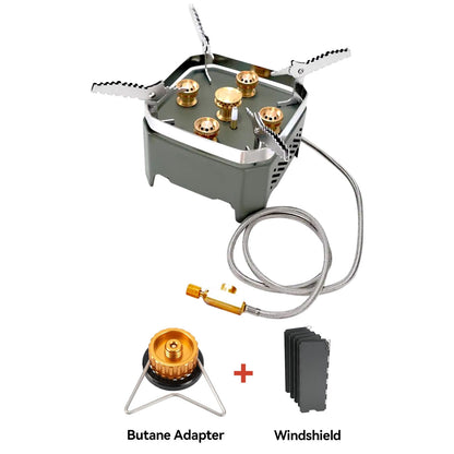 Traverseon BlazeCore™ 13800W Windproof Camping Stove