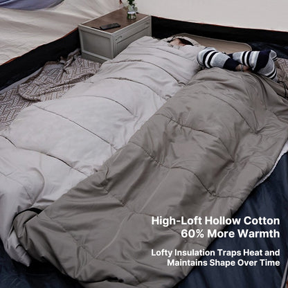 Winter Warm Sleeping Bag for Camping – Suitable for Temperatures Above -15°C