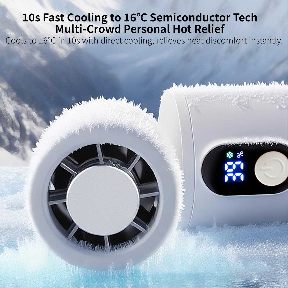 Portable Cooling Handheld Fan – 17000RPM Turbo Mini Fan | Traverseon