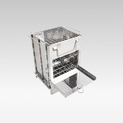 Folding Portable Wood Burning Stove – Multi-Fuel Cooking |Traverseon