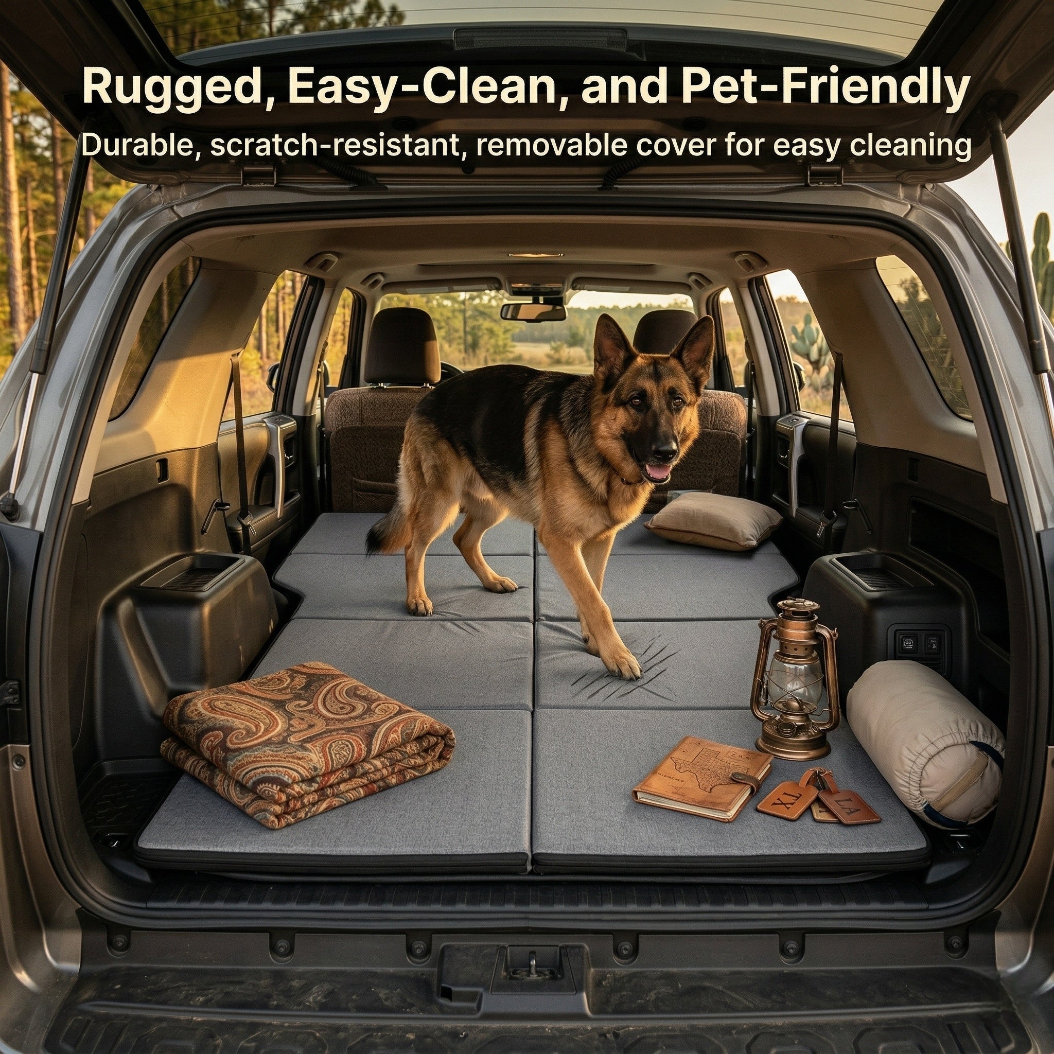 Foldable Adjustable Car Mattress – Portable Travel Bed | Traverseon