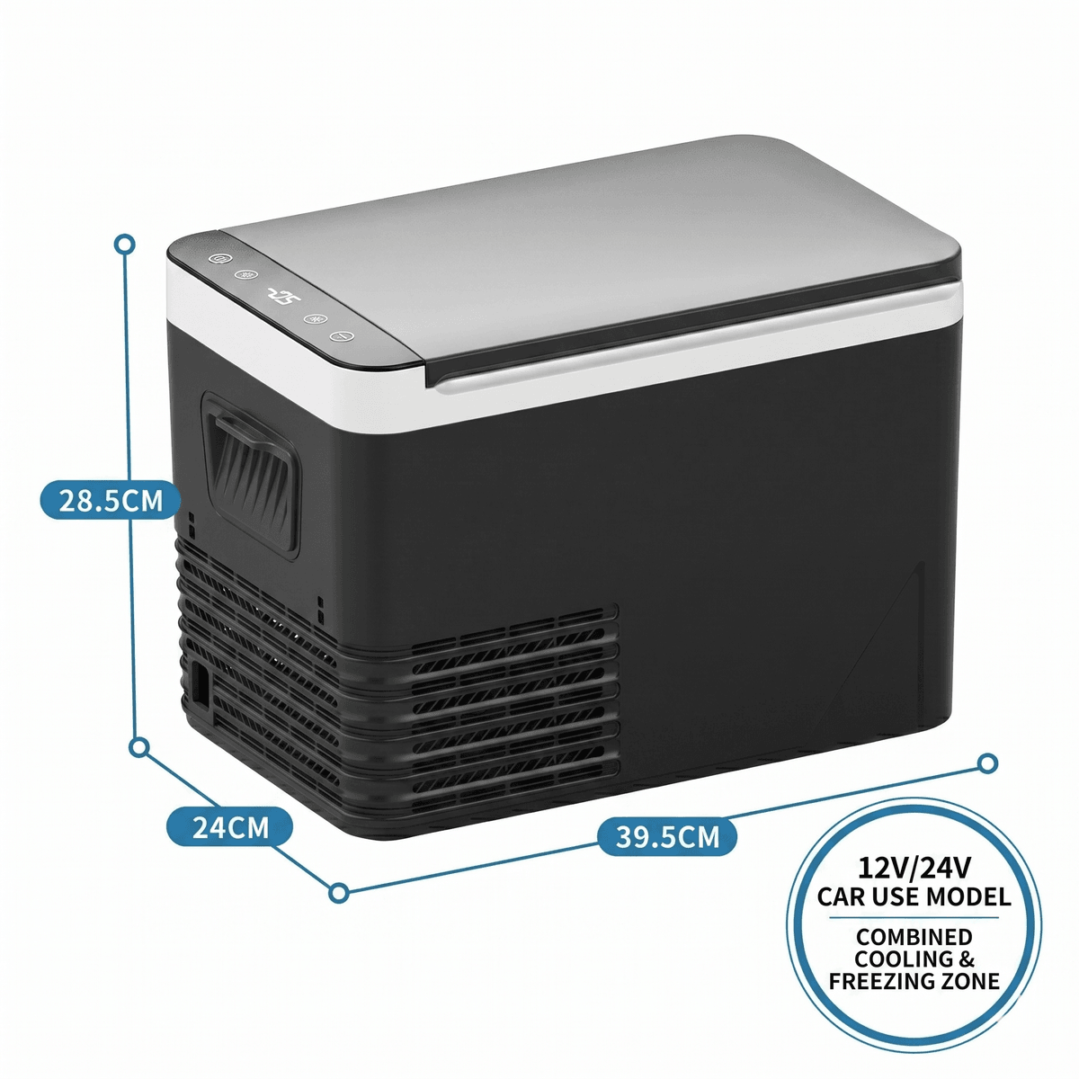 Compressor Car Refrigerator – -18°C Portable Freezer Cooler for Car, RV & Camping | Traverseon