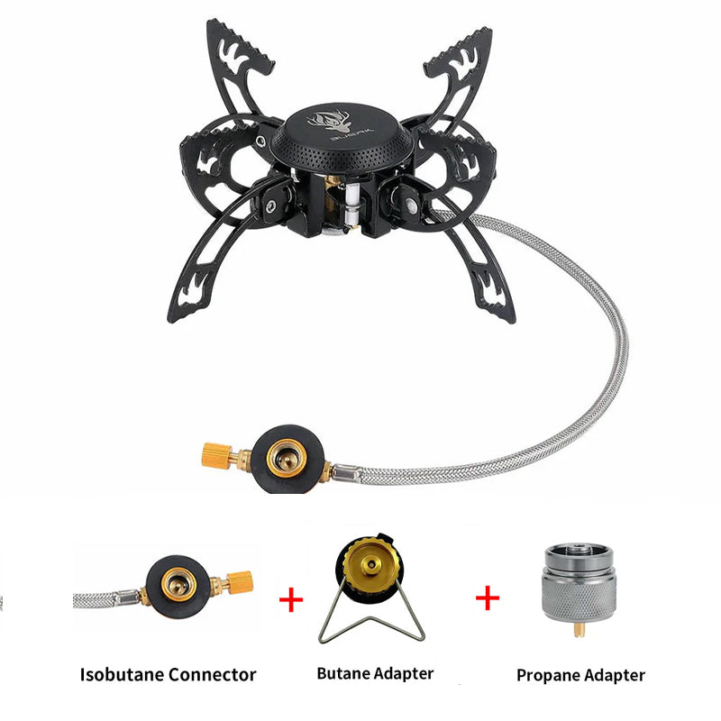 Traverseon Gas Camping Stove – 3800W Portable Windproof Outdoor Burner