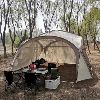 Family Dome Canopy Tent – 4–12 Person Sun Shelter, 10x10 & 14x14 ft | Traverseon