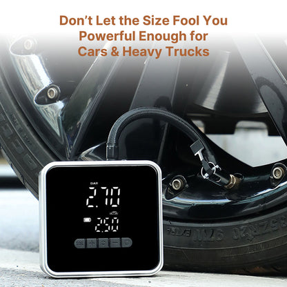 RapidFill Tire Inflator - Fast & Precise with 5 Adapters