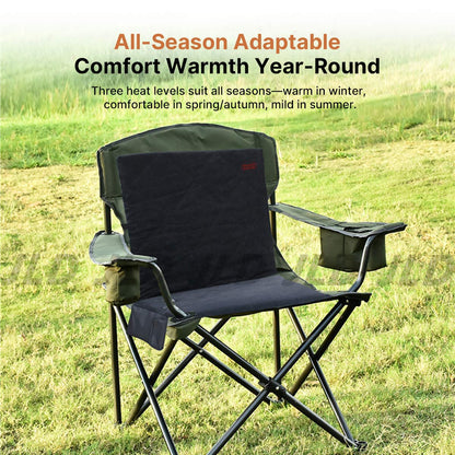 Heated Seat Cushion – All-Season 3 Gear Foldable for Camping Fishing Hiking | Traverseon