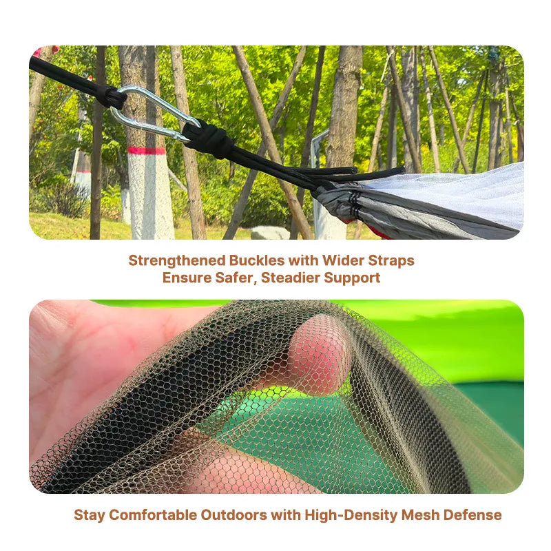 10s Setup Mosquito Hammock – Portable Camping Hammock with Net | Traverseon