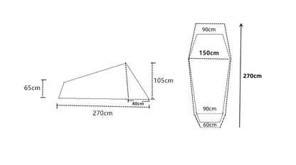 AeroDuo 2P Ultralight Tunnel Tent — 1.58 kg Compact Shelter