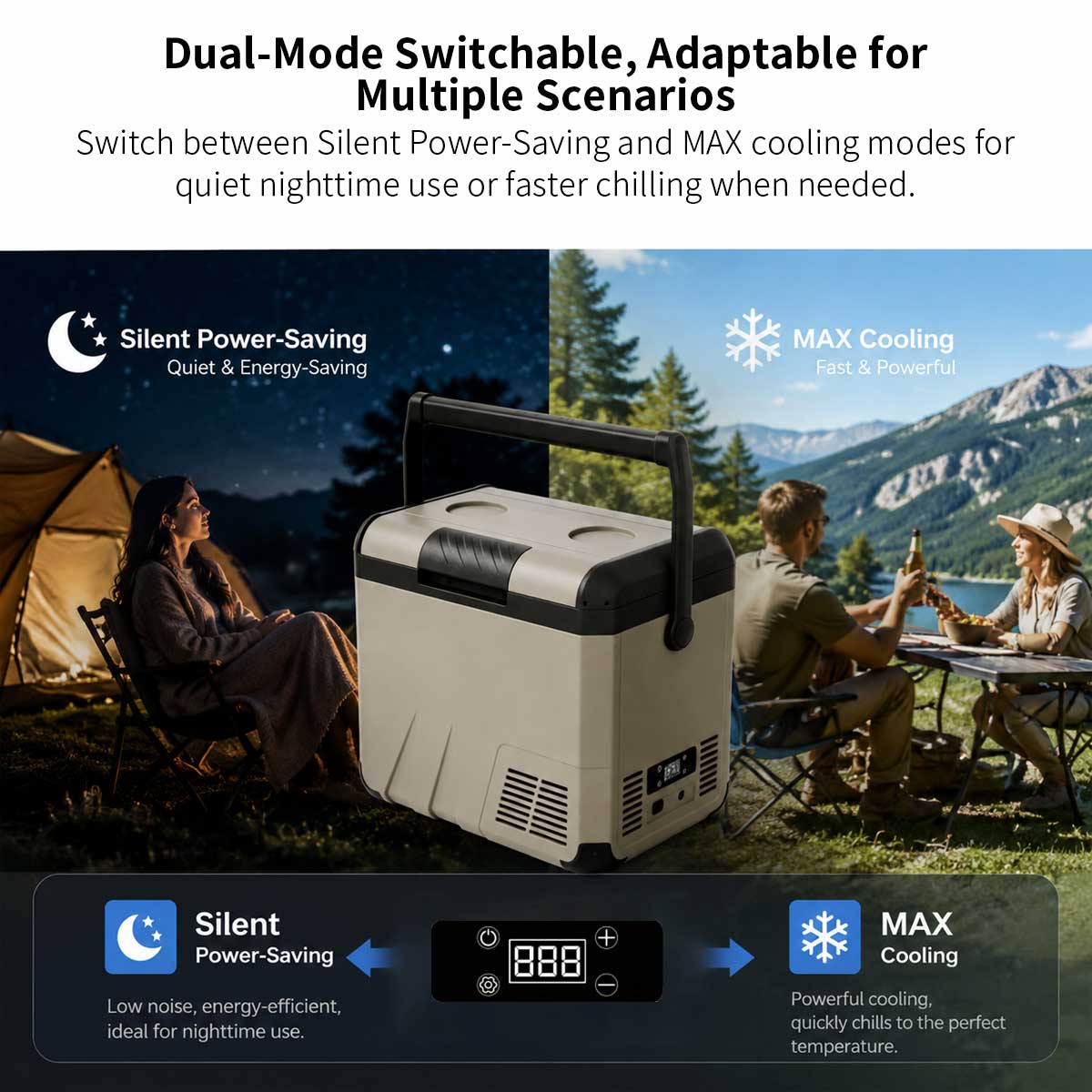 19 Qt Portable Car Refrigerator – AC/DC Car & Home Cooler | Traverseon