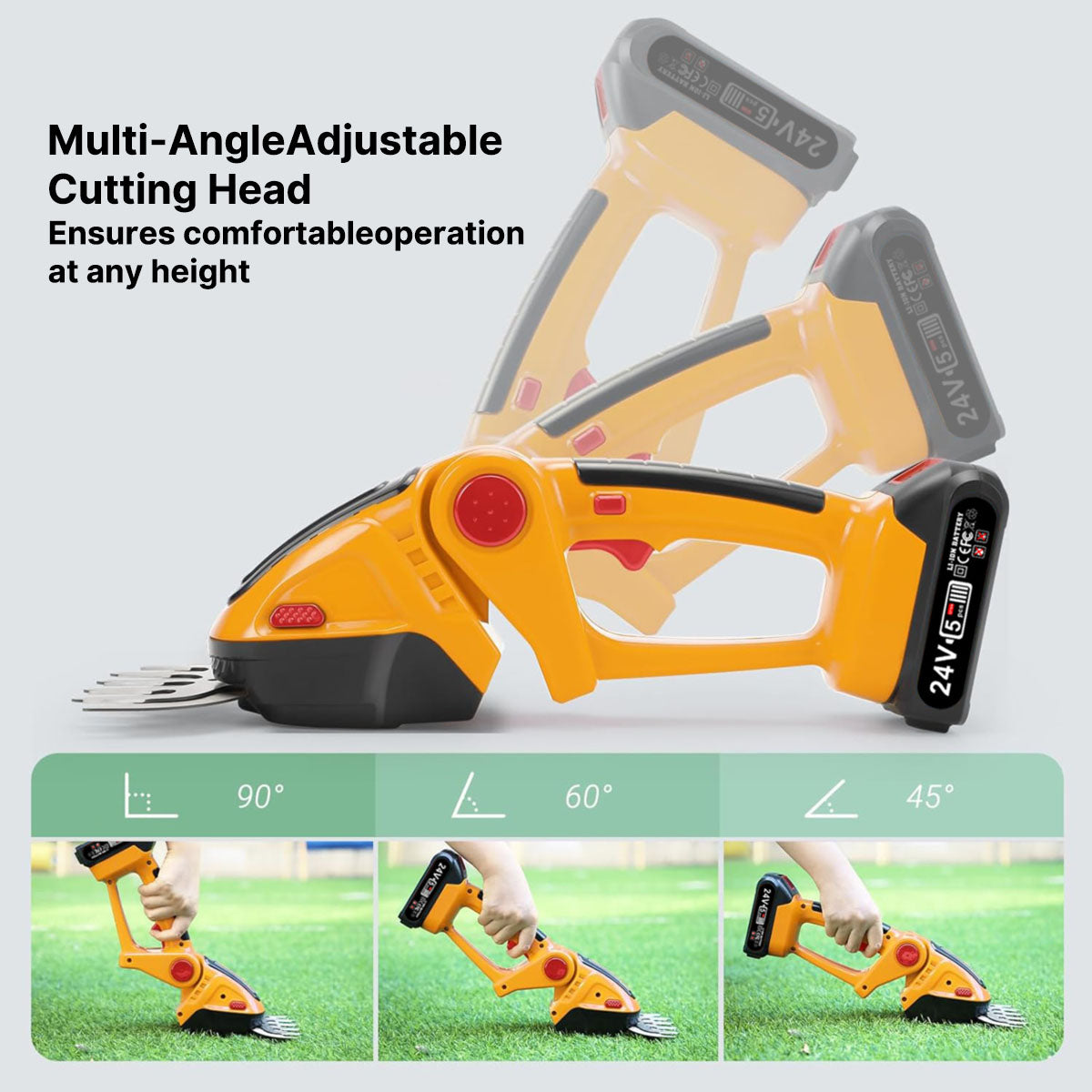 Cordless Handheld Mini Electric Hedge Trimmer