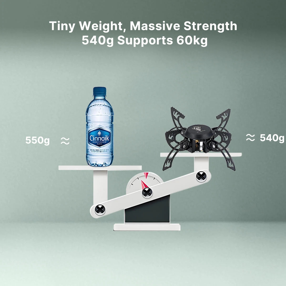 Traverseon Gas Camping Stove – 3800W Portable Windproof Outdoor Burner