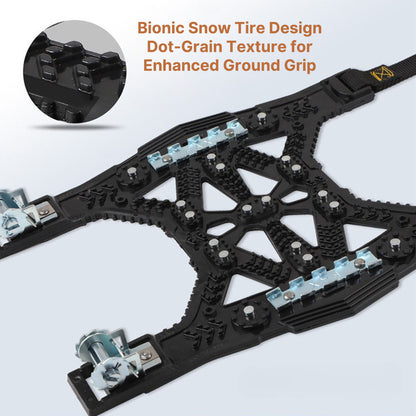 Winter Tire Snow Chain - No Jack Easy Install All-Terrain Traction