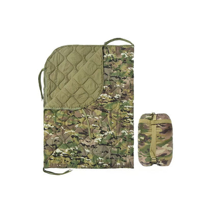 Camo Wearable Sleeping Poncho – Insulated, Packable, & Hunting-Ready