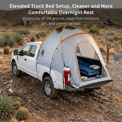 Pickup Truck Bed Tent with Rainfly – Waterproof Camping Shelter for 5.5–8 ft Beds | Traverseon
