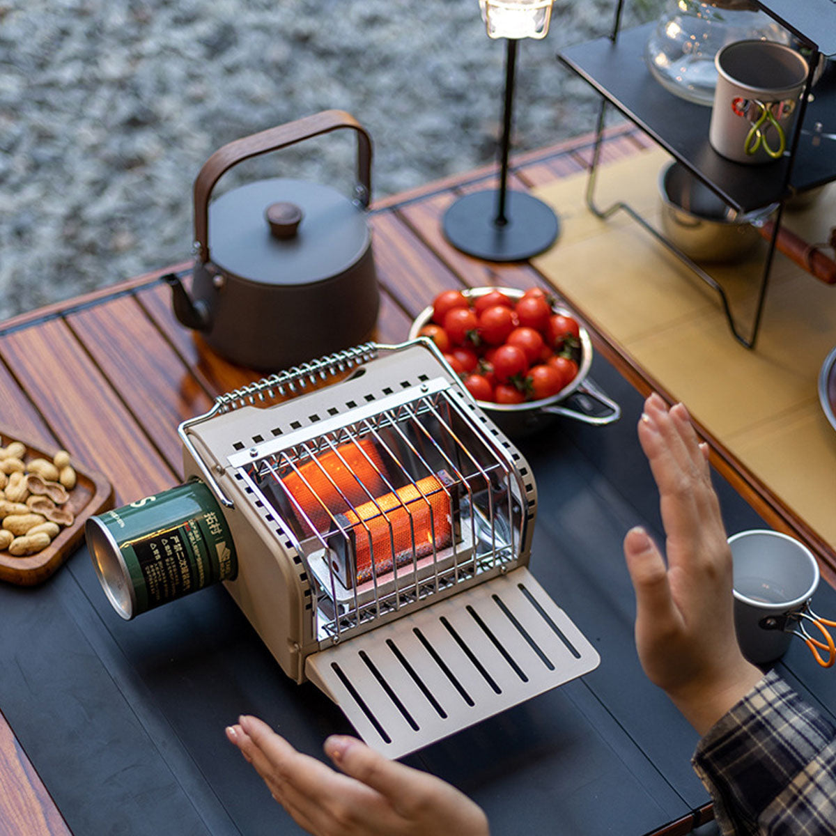 1200W Portable Butane Camping Heater & Warmer