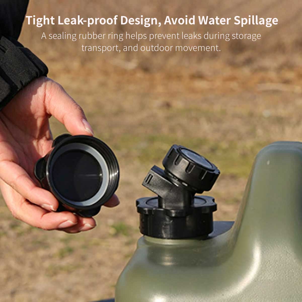 Portable Camping Water Container – Food-Grade Jug with Spigot | Traverseon
