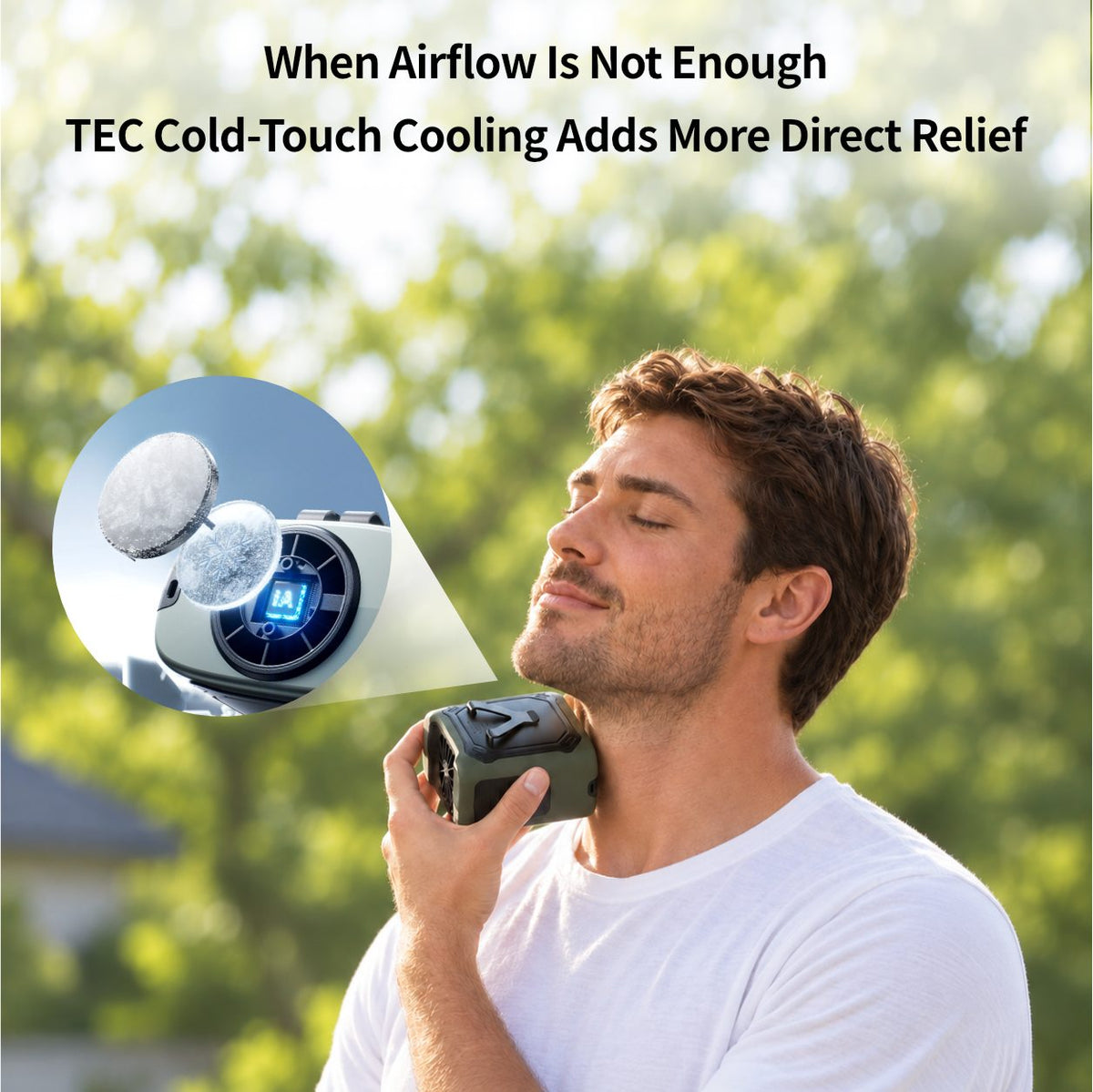 Wearable Waist Cooling Fan – Semiconductor Portable Clip Fan | Traverseon