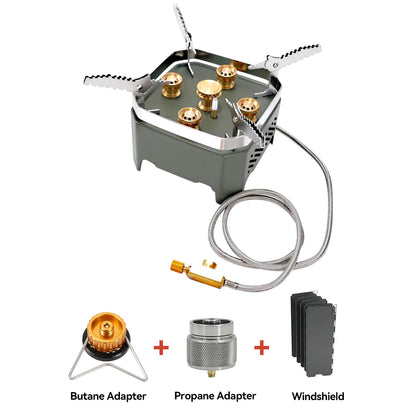 Traverseon BlazeCore™ 13800W Windproof Camping Stove