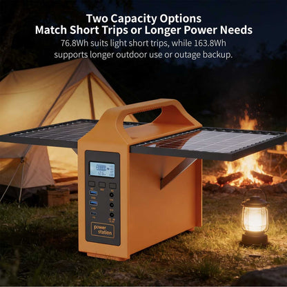 Portable Solar Power Station – 110V Camping Backup Battery | Traverseon