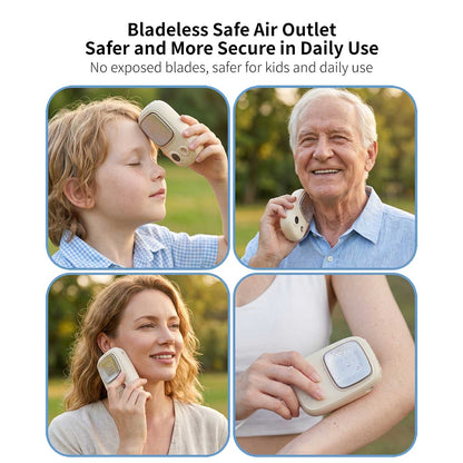 Portable Semiconductor Cooling Bladeless Fan – Clip-On USB Mini Fan | Traverseon