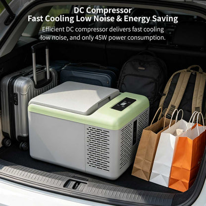 Portable 9L Compressor Car Refrigerator – -20°C Freezer Cooler | Traverseon